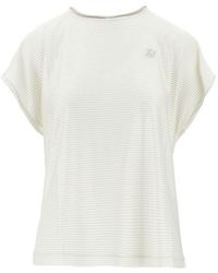 Emporio Armani - Icon Striped Knitted Top - Lyst