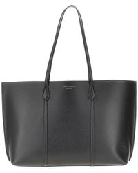 Tory Burch - 'Perry' Grained Leather Shopping Bag - Lyst