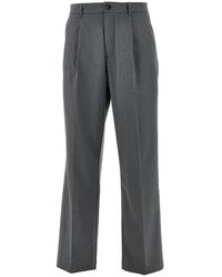 Les Deux - 'Reece' Mini Check Viscose-Blend Pants - Lyst