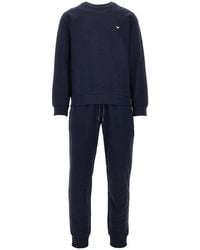 EA BODYWEAR - Cotton-Blend Loungewear Set - Lyst
