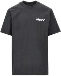 Obey - 'Exports' Print T-Shirt - Lyst