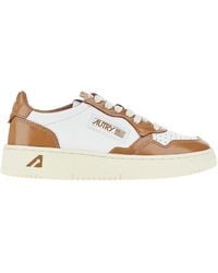 Autry - Medalist Low Sneakers With Patent Details - Lyst