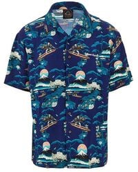 Mauna Kea - Printed Viscose Shirt - Lyst