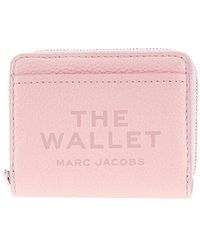 Marc Jacobs - Grained Leather Mini Compact Wallet - Lyst