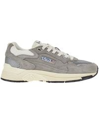 Autry - 'Hyperway' Suede Leather And Mesh Sneakers - Lyst