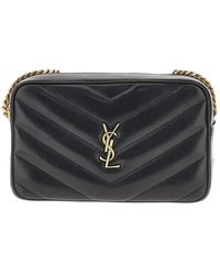 Saint Laurent - 'Loulou' Matelassé Nappa Leather Camera Bag - Lyst