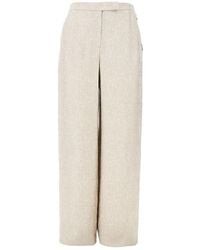 Emporio Armani - Icon Laminated Viscose Pants - Lyst