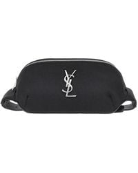 Saint Laurent - 'Cassandre' Canvas Belt Bag - Lyst