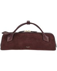 Alaïa - Suede Leather 'Le Teckel' Clutch - Lyst