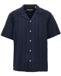 Forét - 'Peer' Jacquard Cotton Shirt - Lyst