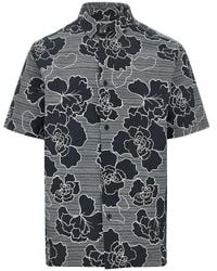 Les Deux - 'Charlie Poppy' Cotton-Blend Shirt - Lyst