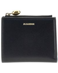 Jil Sander - Leather Mini 'Goji' Wallet - Lyst