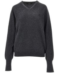 Gucci - V-Neck Cashmere Sweater - Lyst