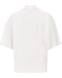 Jil Sander - T-Shirt Oversize Con Collo A Lupetto Uomo - Lyst