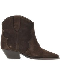 Isabel Marant - 'Dewina' Suede Leather Ankle-Boots - Lyst
