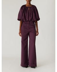 Rebecca Taylor - Techy Sateen Bubble Top - Lyst