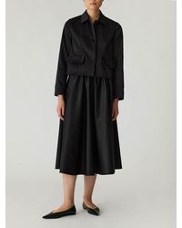 Rebecca Taylor - Techy Sateen Ruffle Pocket Jacket - Lyst