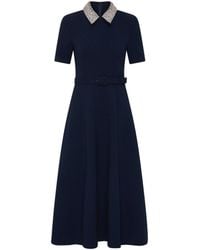 Rebecca Vallance - Xena Short Sleeve Midi Dress - Lyst
