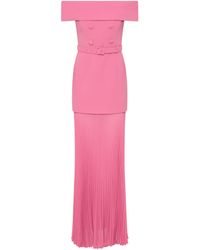Rebecca Vallance - Muriel Off The Shoulder Midi Dress - Lyst