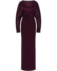 Rebecca Vallance - Syrah Pleated Gown - Lyst