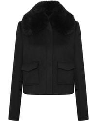Rebecca Vallance - Leander Cropped Coat - Lyst