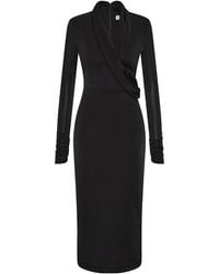 Rebecca Vallance - Erin Long Sleeve Midi Dress - Lyst