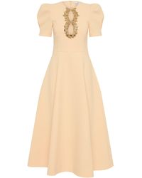 Rebecca Vallance - Alexandrite Short Sleeve Midi Dress - Lyst