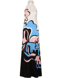 Rebecca Vallance - Barbados Breeze Halter Maxi Dress - Lyst