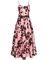 Rebecca Vallance - Connie Strap Midi Dress - Lyst