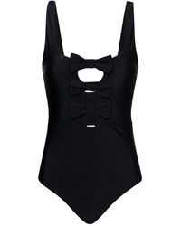 Rebecca Vallance - Elena Bow One Piece - Lyst