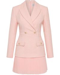 Rebecca Vallance - Elvie Long Sleeve Mini Dress - Lyst
