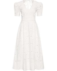 Rebecca Vallance - Artesan Short Sleeve Midi Dress - Lyst