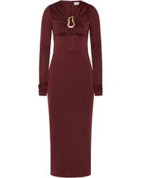 Rebecca Vallance - Mischa Long Sleeve Midi Dress - Lyst