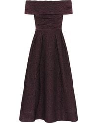Rebecca Vallance - Adalyn Off The Shoulder Midi Dress - Lyst