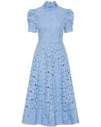 Rebecca Vallance - Kitsu Short Sleeve Midi Dress - Lyst