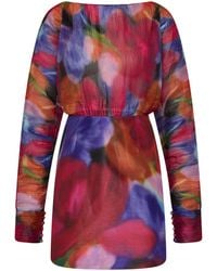 Rebecca Vallance - Cabaret Roses Mini Dress - Lyst