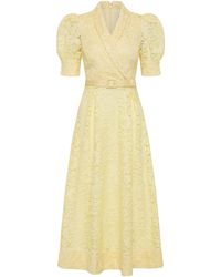 Rebecca Vallance - Citrine Midi Dress - Lyst