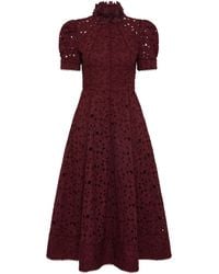 Rebecca Vallance - Kitsu Short Sleeve Midi Dress - Lyst