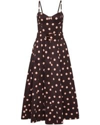 Rebecca Vallance - Vivianne Strap Midi Dress - Lyst