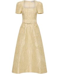 Rebecca Vallance - Lantana Short Sleeve Midi Dress - Lyst