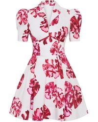Rebecca Vallance - Damask Rose Mini Dress - Lyst