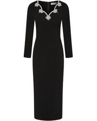 Rebecca Vallance - Harlynn Long Sleeve Midi Dress - Lyst