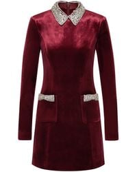 Rebecca Vallance - Edwiena Long Sleeve Mini Dress - Lyst