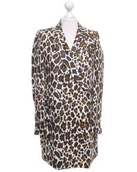 Stella McCartney Mantel mit Animal-Print - Mehrfarbig