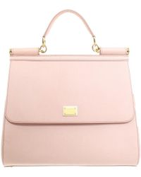 Dolce & Gabbana Handtasche aus Leder - Pink
