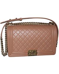 Chanel Boy New Medium aus Leder - Mehrfarbig