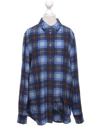 Equipment Oberteil aus Seide - Blau