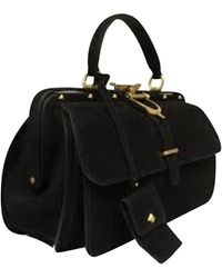 Gucci Doctor Lady Stirrup aus Wildleder - Schwarz