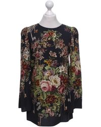 Dolce & Gabbana Oberteil mit floralem Muster - Mehrfarbig