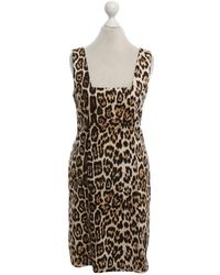 Alice + Olivia Kleid mit Leoparden-Muster - Mehrfarbig